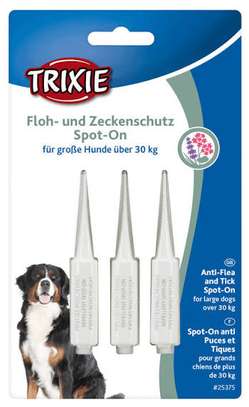 Trixie Spot-On anti-puces tiques grands chiens 30kg+ image 2