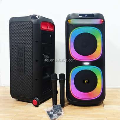 Boombox A double haut-parleur et 2 micro sans fil image 6