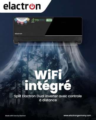 SPLIT 18000BTU ELACTRON 2CV DUAL INVERTER+WIFI MIROIR image 2
