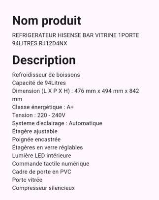 Frigo vitré image 4