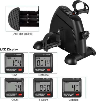 Mini vélo d'exercice pour jambes et bras avec écran LCD image 14