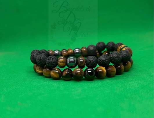 Duo de bracelet œil de tigre image 2