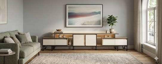 Meuble TV Design en Bois – 1m60 image 2