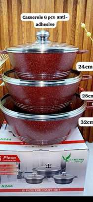casseroles anti-adhésives 24-32 cm 6 pcs image 2