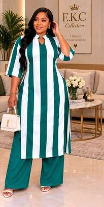 Robe longue rose vif volants grande taille été image 15