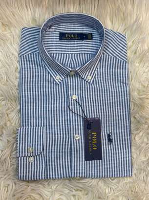 Ralph Lauren chemise  blanche rayée image 2
