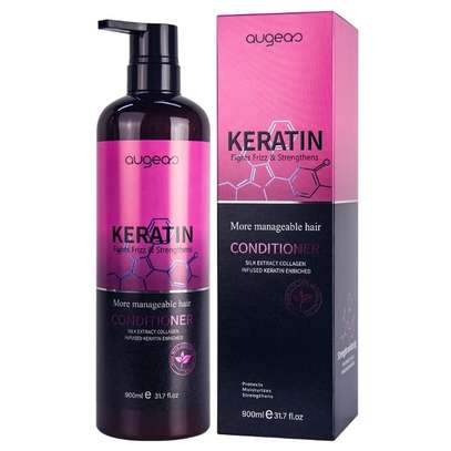 Augeo Coffret Kératine 4 soins cheveux 1000ml image 2