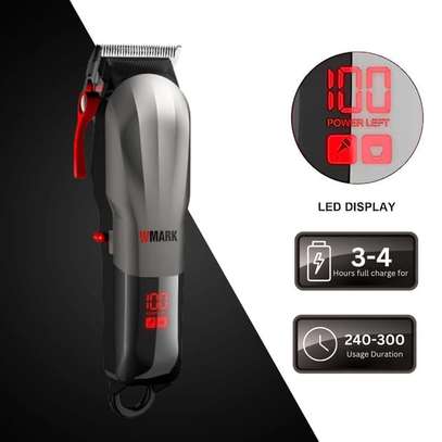 Tondeuse cheveux professionnelle rechargeable – WMARK image 2