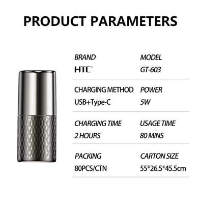 HTC -  Mini rasoir portable IPX6 - GT-603 image 10