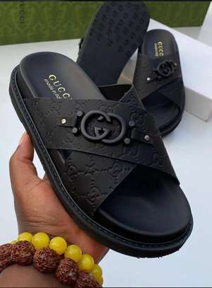 Prada sandales homme vert kaki noir décontracté image 9
