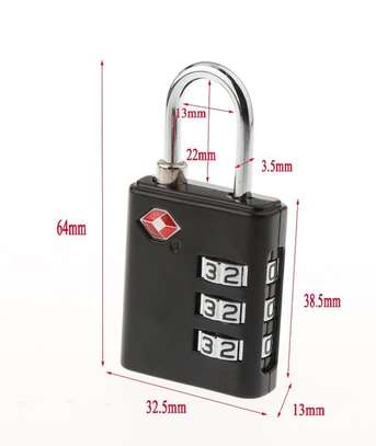 Cadenas à combinaison code TSA pour valise image 4