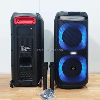 Boombox A double haut-parleur et 2 micro sans fil image 4