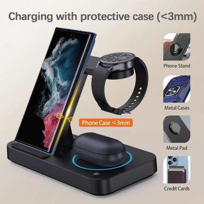 Station de Charge Sans Fil 10-15W Multi Appareils image 3
