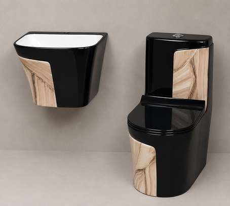 Ensemble chaise anglaise et Lavabo complet image 13