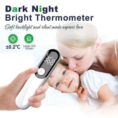 Thermomètre frontal sans contact écran LED blanc image 2