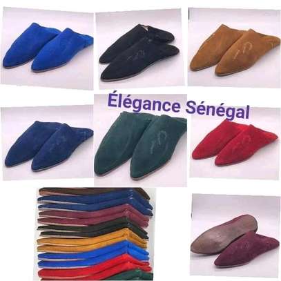 BABOUCHE ROYALE MAROCAINE 100% CUIR et DAIM pour HOMME image 6