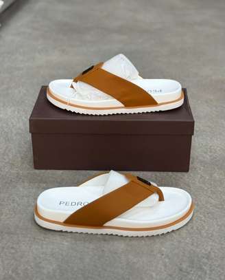 Prada sandales homme vert kaki noir décontracté image 5