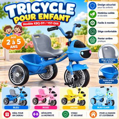 VELO Tricycle enfant 2 à 5 ans image 2