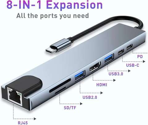 Adaptateur USB C vers HDMI, 8-en-1, Multiport image 11