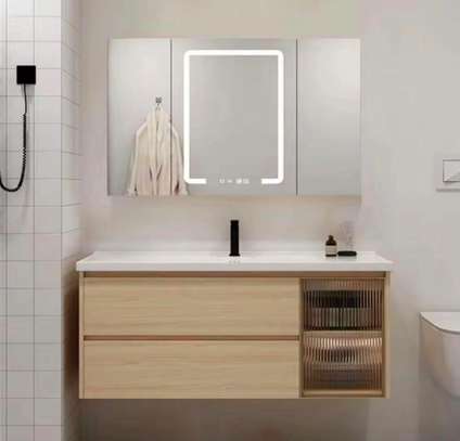 Meuble salle de bain  LED avec rangements image 15