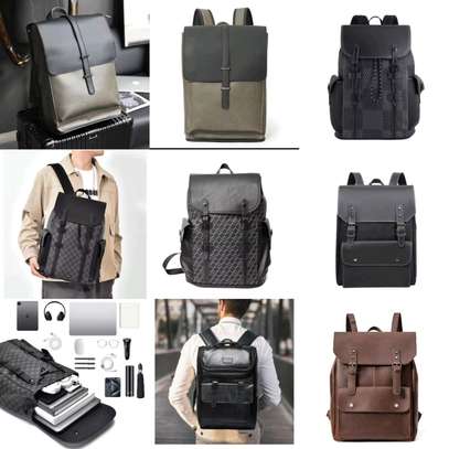 Sacs à dos en cuir multifonction pour ordinateur portable image 3
