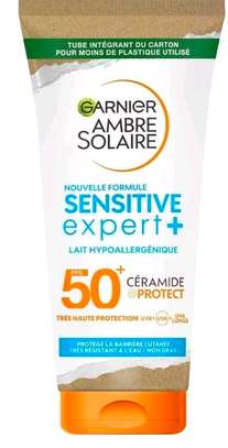 Garnier Crème solaire sensitive expert + protecteur fps 50+ image 2