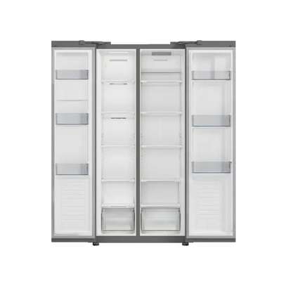 SIDE BY SIDE HISENCE 2PORTES 428LI INVERTER INOX RC55WS4SA image 2