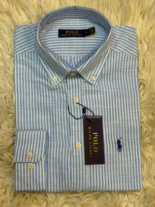 Ralph Lauren chemise  blanche rayée image 3