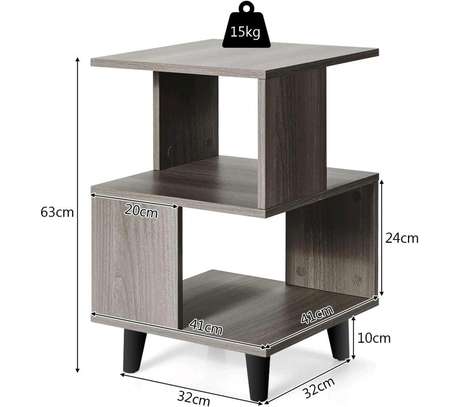 Table basse fonctionnelles avec pied en bois image 4