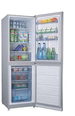 REFRIGERATEUR 140LITRES ROCH COMBINE 3TIROIRS GRIS image 2