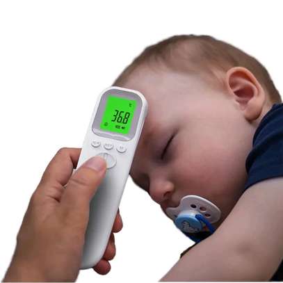 Thermomètre infrarouge sans contact écran LCD blanc image 3