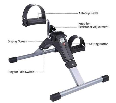 Mini vélo pédalier Portable avec Écran LCD. image 2