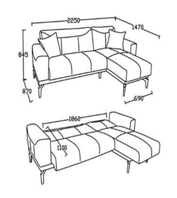 Canapé  en L / Corner Sofa image 4