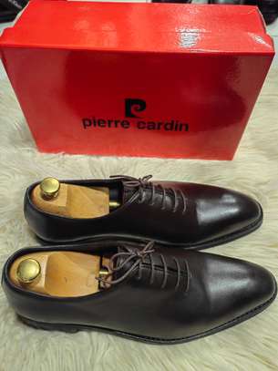 Pierre Cardin chaussures cuir noir classiques habillées image 6