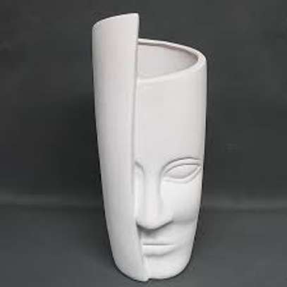 Ensemble 2 vases céramique blanc cassé motif cœur image 9