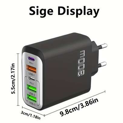 Chargeur USB rapide GaN 200W à 5 ports image 13