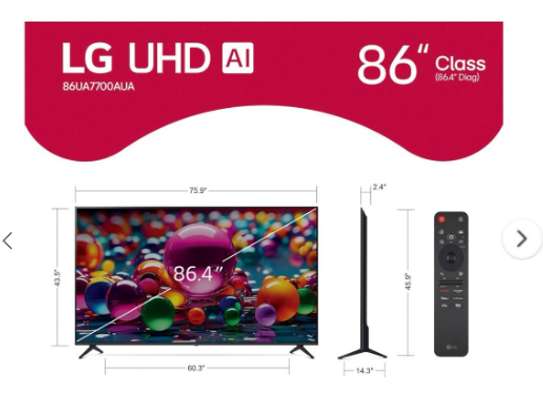 75” Lg UHD 🇺🇸🇺🇸 image 2