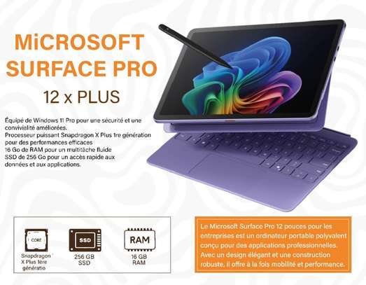 Microsoft Surface Pro 12 x plus 256 / 16 GO Avec clavier image 2