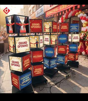 Cube de décoration rotatif image 11