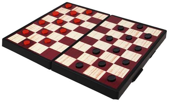 Ensemble de jeu 4 en 1, échecs, ludo, dame et cartes image 9