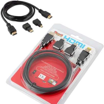 Câble Multifonction Haute vitesse Hdmi 3 en 1 image 8
