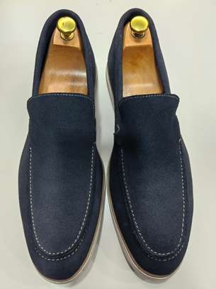 Mocassins daim LORO piana confort élégance classique image 3