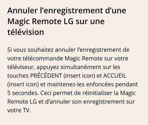 Télécommande lg smartv magic remote souris 🐁 image 10