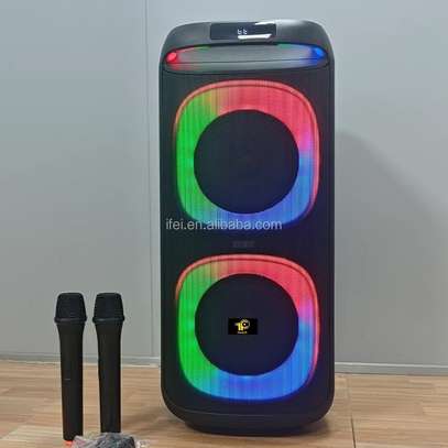 Boombox A double haut-parleur et 2 micro sans fil image 5