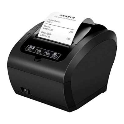 Vretti imprimante ticket thermique USB noire compacte image 2
