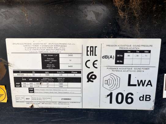 Groupe électrogène 800kva image 8