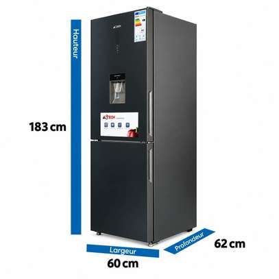 REFRIGERATEUR 322LITRES ASTECH COMBINE 3TIROIRS MIRROIR image 5