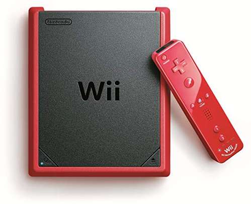 console Nintendo Wii Mini Rouge noir image 3