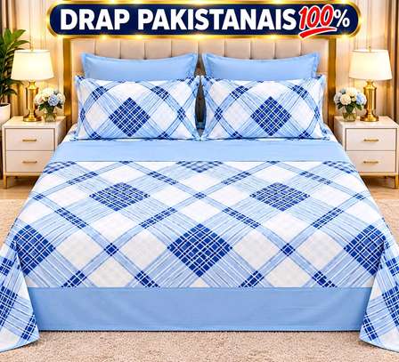 Drap pakistanais 100% coton double motif floral image 9