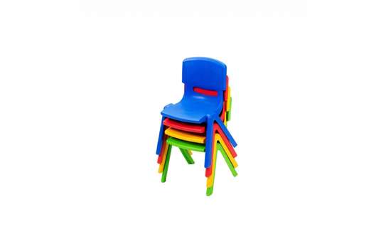 Chaise en plastique colorée H28 cm image 2